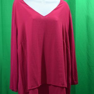 Michael Kors Burgundy Blouse